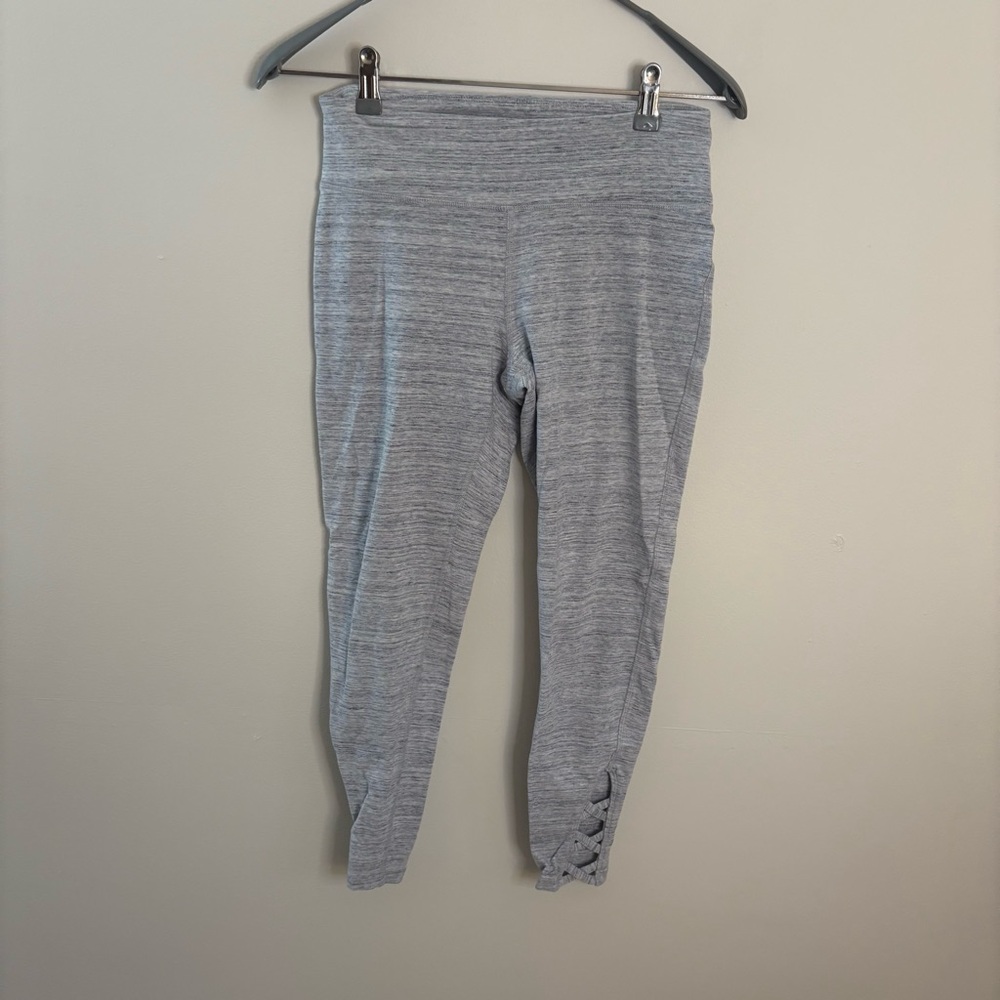 GAP Gray Performance Cotton Leggings Womens Medium lounge casual pants